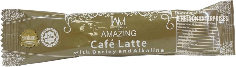 IAM WORLDWIDE Amazing Café Latte with Barley & Alkaline - 10 Sachets - Image 3